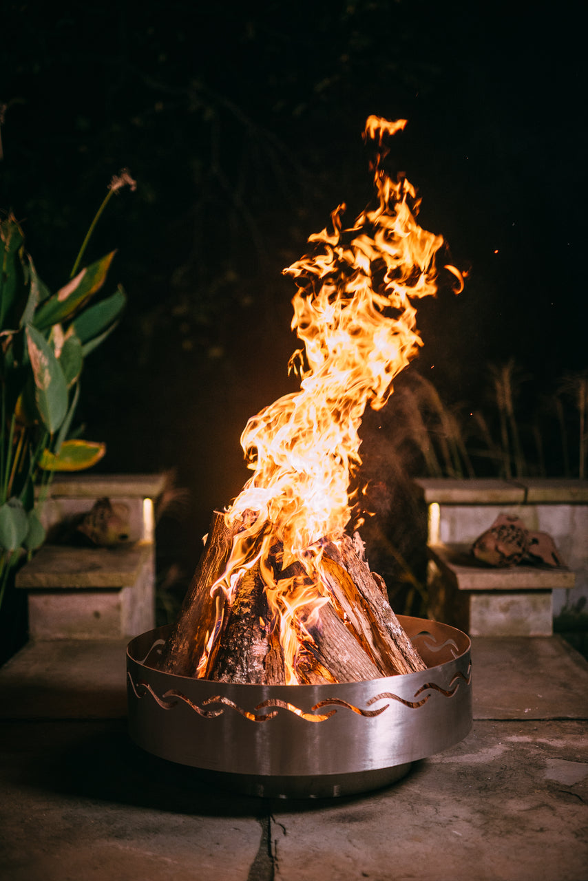 Fire Pit Art Fire Surfer Fire Pit