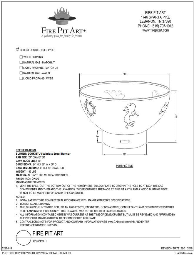 Fire Pit Art Kokopelli Fire Pit