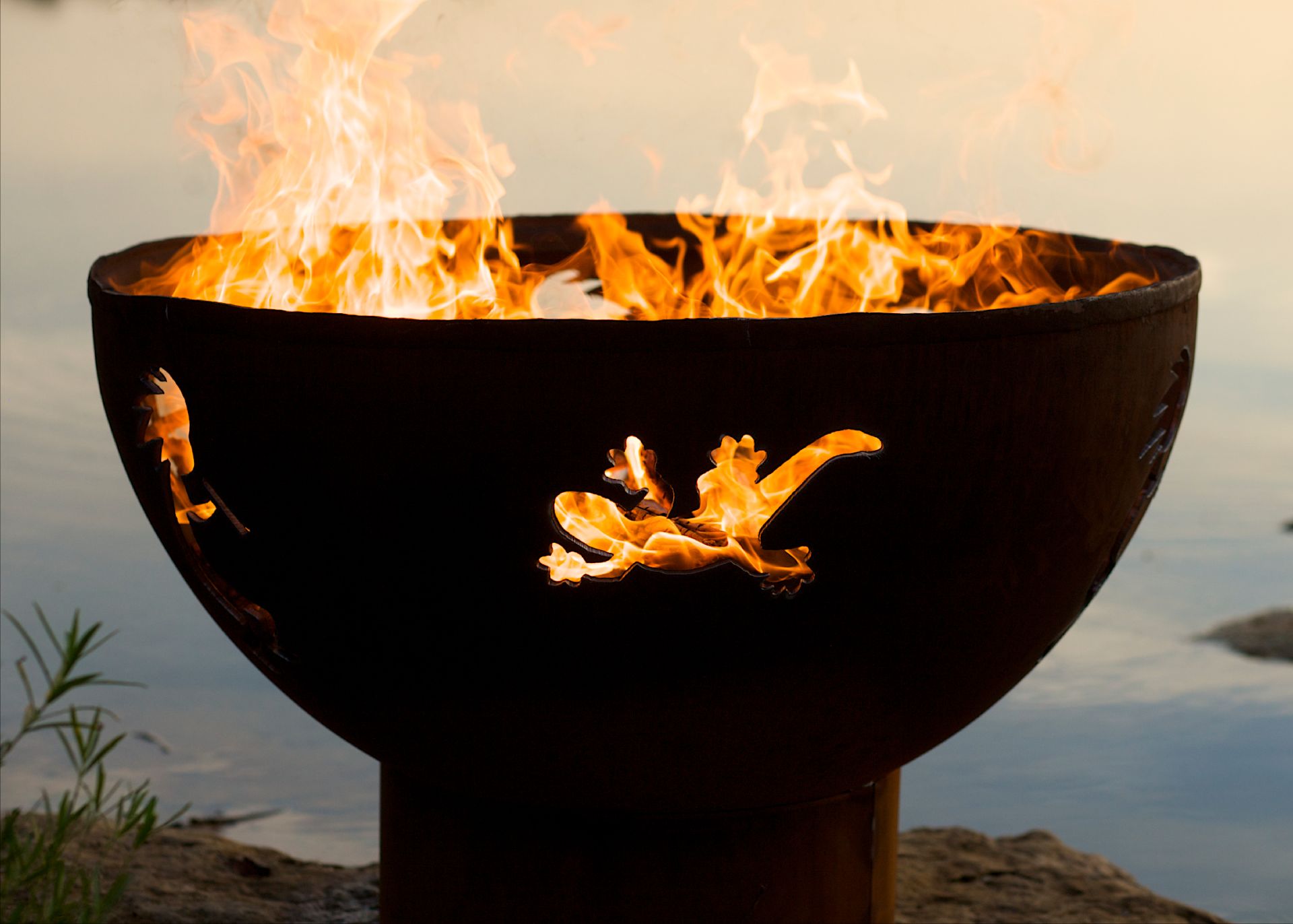 Fire Pit Art Kokopelli Fire Pit