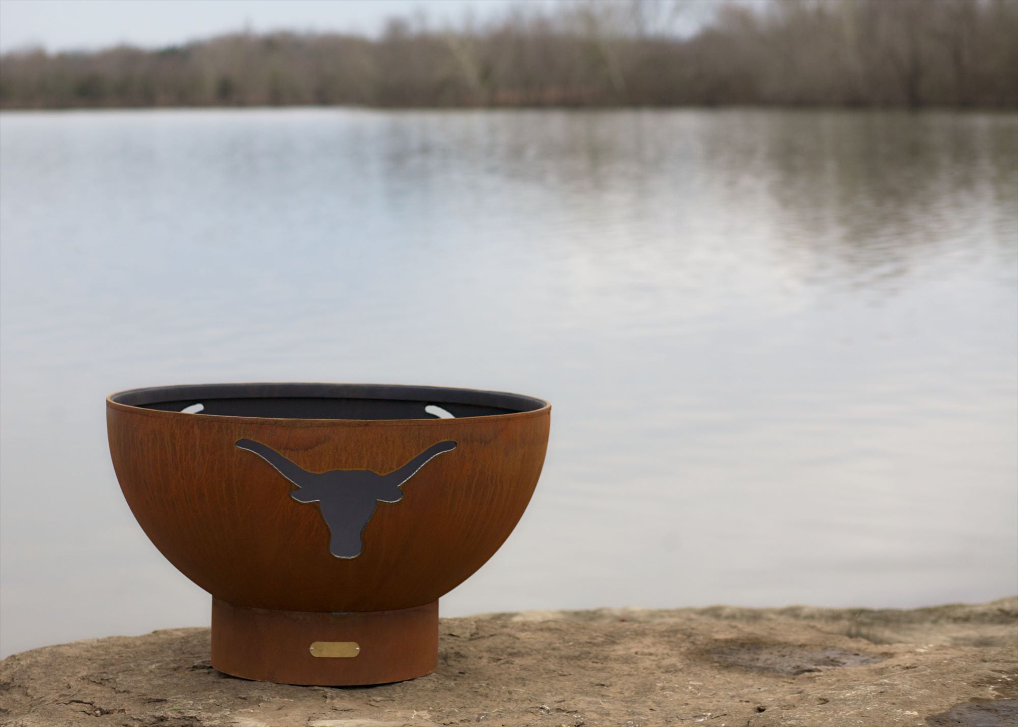 Fire Pit Art Long Horn Fire Pit