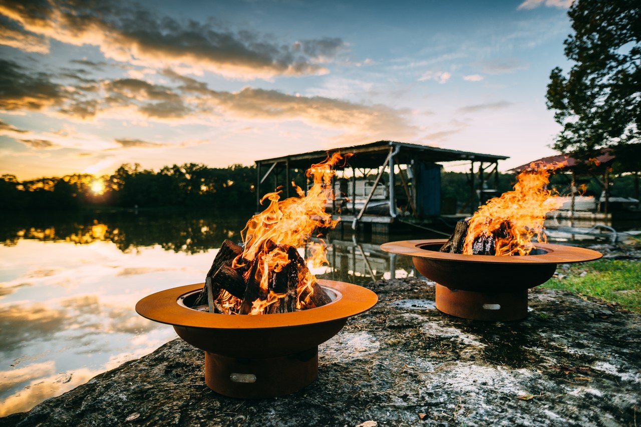 Fire Pit Art Magnum w/Lid  Fire Pit