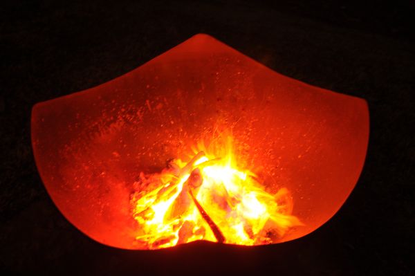 Fire Pit Art Manta Ray Fire Pit