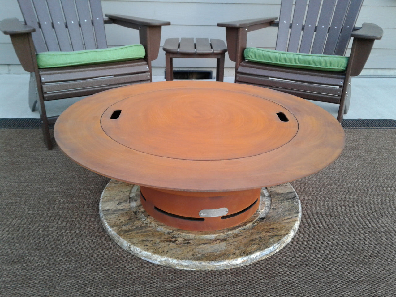 Fire Pit Art Saturn w/lid - Customized Fire Pit
