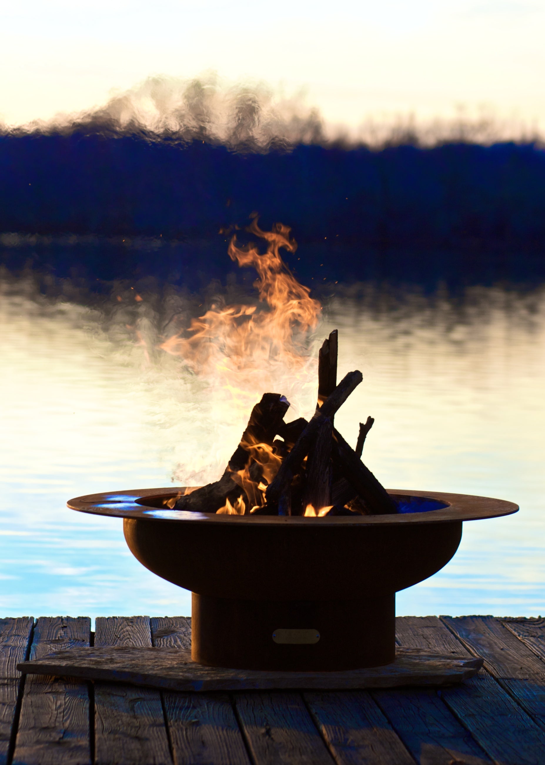 Fire Pit Art Saturn w/lid - Customized Fire Pit