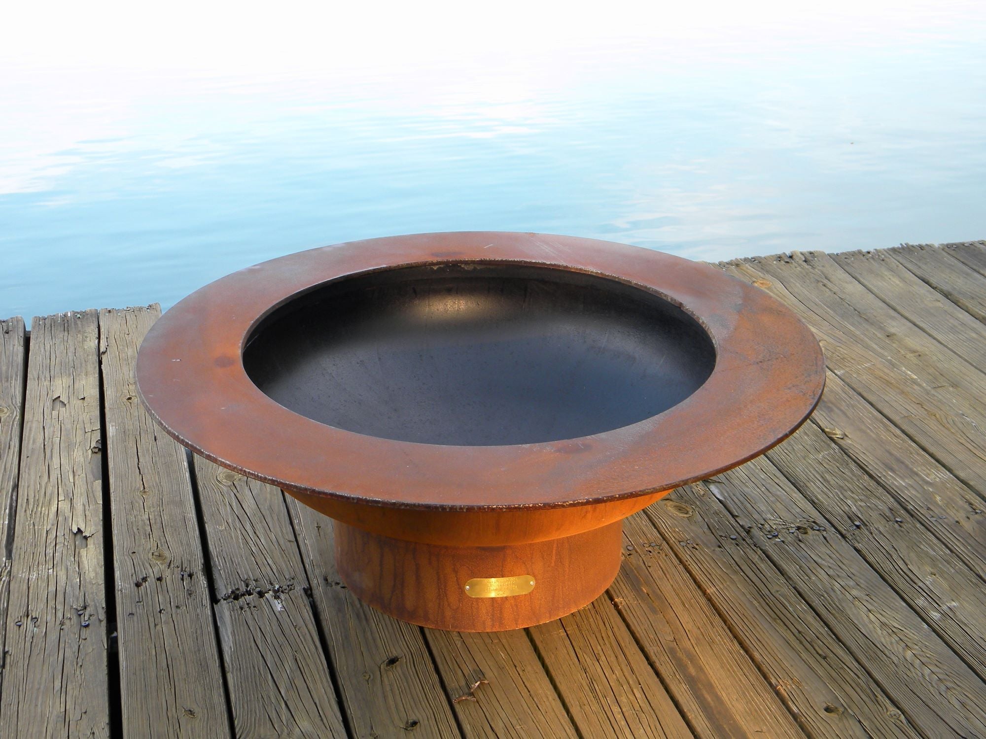 Fire Pit Art Saturn w/lid - Customized Fire Pit
