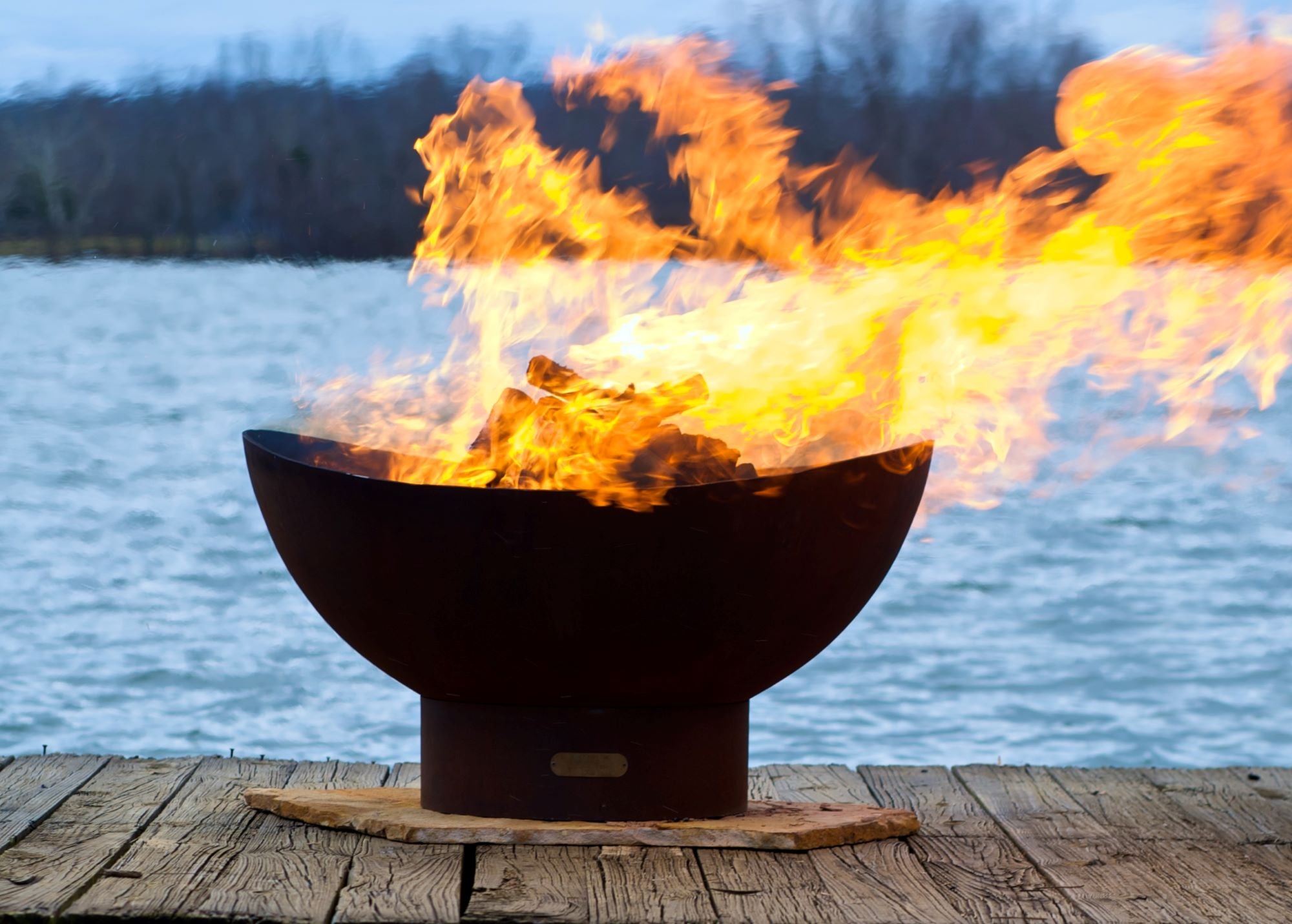 Fire Pit Art Scallop/Tidal Fire Pit