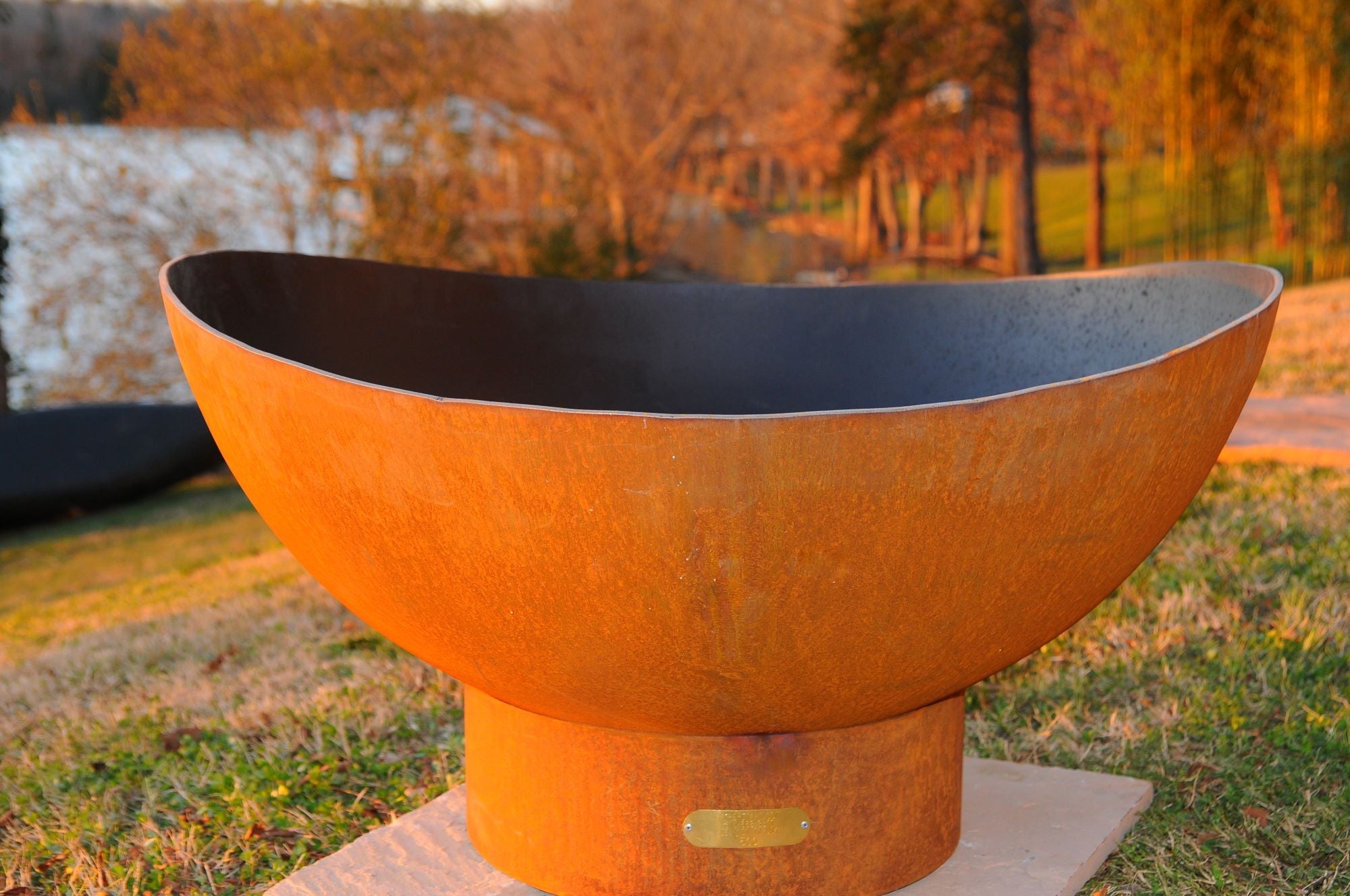 Fire Pit Art Scallop/Tidal Fire Pit