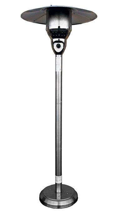 Hiland 85" Natural Gas Outdoor Patio Heater -Stainless Steel-NG-SS- Main View