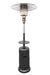 Hiland 87" Tall Outdoor Patio Heater with Metal Table - Hammered Silver- HLDS01-CB - Main View