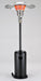 Hiland 90" Tall Commercial Patio Heater - Black- BURN-2400-BLK- Front View