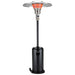 Hiland 90" Tall Commercial Patio Heater - Black- BURN-2400-BLK- Main View