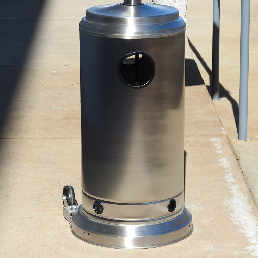 Hiland 90" Tall Commercial Patio Heater -Stainless Steel- BURN-2650-SS - Case