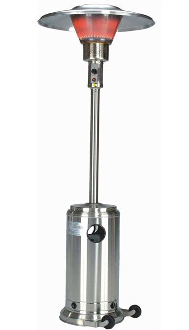 Hiland 90" Tall Commercial Patio Heater -Stainless Steel- BURN-2650-SS -Main View