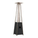 Hiland 91" Tall Quartz Residential Glass Tube Heater-Hammered Silver- HLDS01-GTCB- Main View