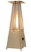 Hiland 91" Tall Quartz Residential Glass Tube Heater - Stainless Steel - HLDS01-GTSS- Side View