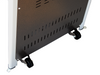 Hiland 94" Tall Commercial Triangle Glass Tube Heater-Hammered Bronze-HLDS01-CGTHG- Close up Detail