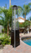 Hiland 94" Tall Commercial Triangle Glass Tube Heater-Hammered Bronze-HLDS01-CGTHG- Lifestyle Pool
