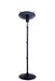Hiland Freestanding Electric Heater in Black-HIL-1500DI- Back View