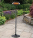 Hiland Freestanding Electric Heater in Black-HIL-1500DI-  Lifestyle Garden