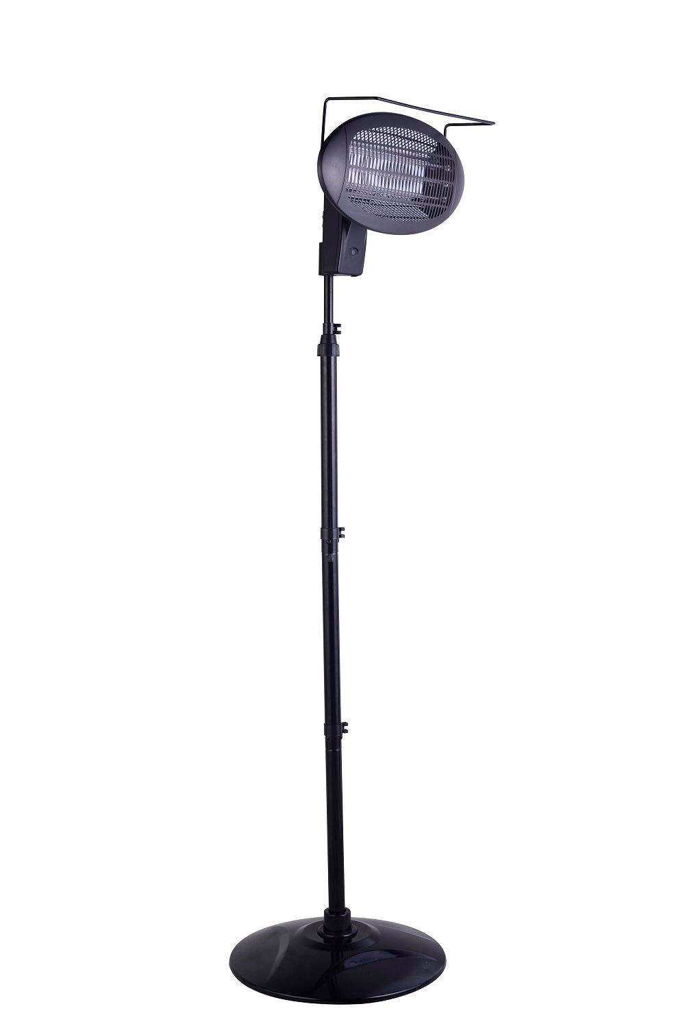 Hiland Freestanding Electric Heater in Black-HIL-1500DI- Side View