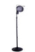 Hiland Freestanding Electric Heater in Black-HIL-1500DI- Side View