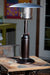 Hiland Outdoor Tabletop Patio Heater - Hammered Bronze- HLDS032-CG- Lifestyle Side Table