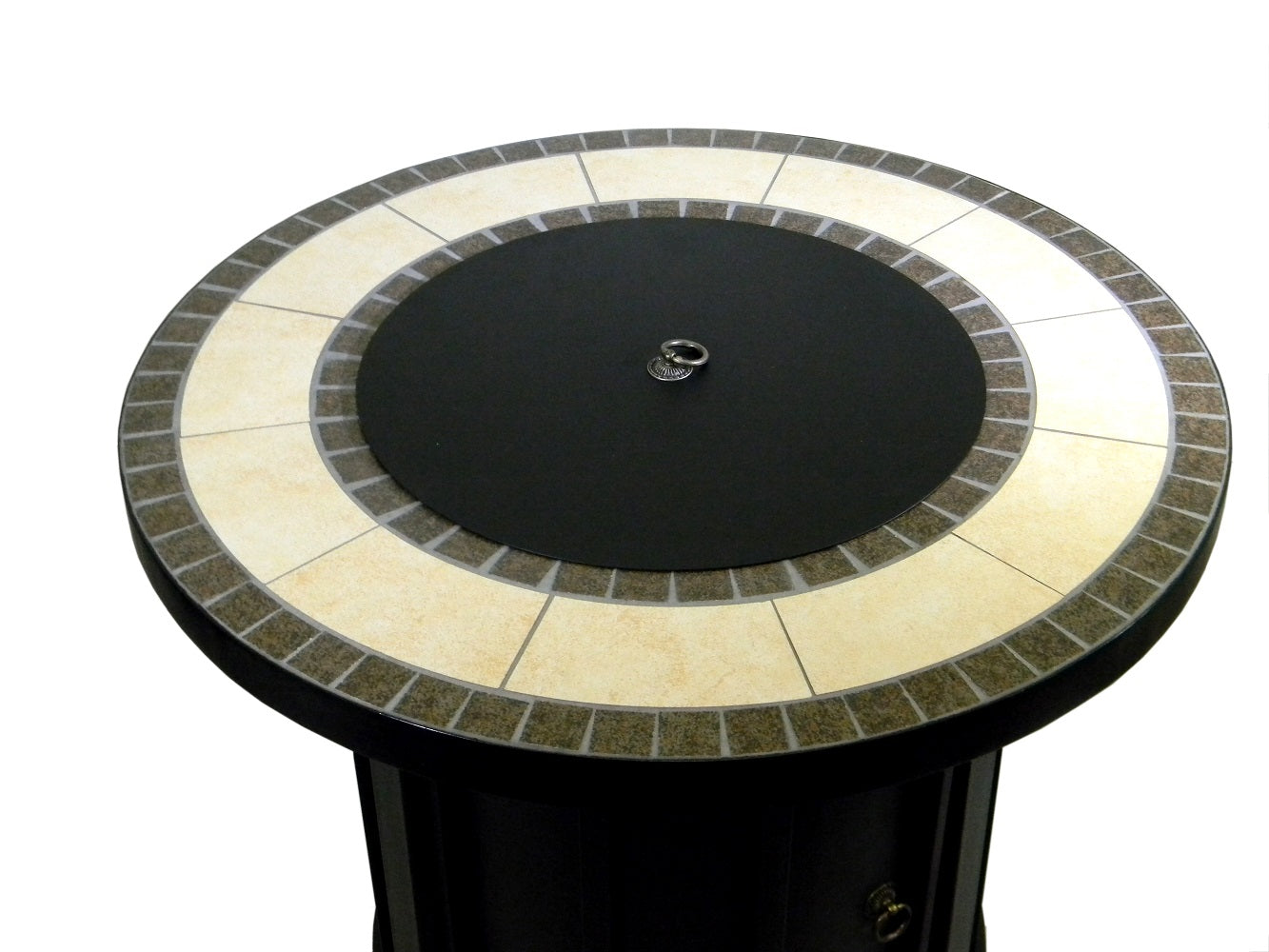 Hiland Round Tile Top Fire Pit- AFP-TTR- Close Up