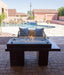 Hiland Two Tiered Glass Top Fire Pit-GSF-RFP- Lifestyle Patio