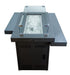 Hiland Two Tiered Glass Top Fire Pit-GSF-RFP-  Main View