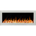 Litedeer Gloria II 48 Seamless Push-in Electric Fireplace with Acrylic Crushed Ice Rocks_White_-ZEF48XCW-Diamond Acrylic