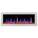  Litedeer Gloria II 48 Seamless Push-in Electric Fireplace with Reflective Fire Glass_White_-ZEF48XAW-Blue Violet