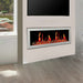 LitedeerGloria II 48 Seamless Push-in Electric Fireplace with Reflective Fire Glass_White_-ZEF48XAW-Tv on Top
