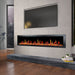 Litedeer Gloria II 68 Seamless Push-in Electric Fireplace with Reflective FireGlass_White_-ZEF68XA-Tv on Top