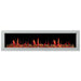 Litedeer Gloria II 68 Seamless Push-in Electric Fireplace with Reflective Fire Glass_White_-ZEF68XAW-Blaze Midsummer