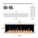 LitedeerLatitude45UltraSlimBuilt-inElectricFireplaceAcrylicCrushedIceRocks-ZEF45XC-Dimensions