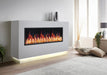 LitedeerLatitude45UltraSlimBuilt-inElectricFireplaceAcrylicCrushedIceRocks-ZEF45XC-LifestyleLeft