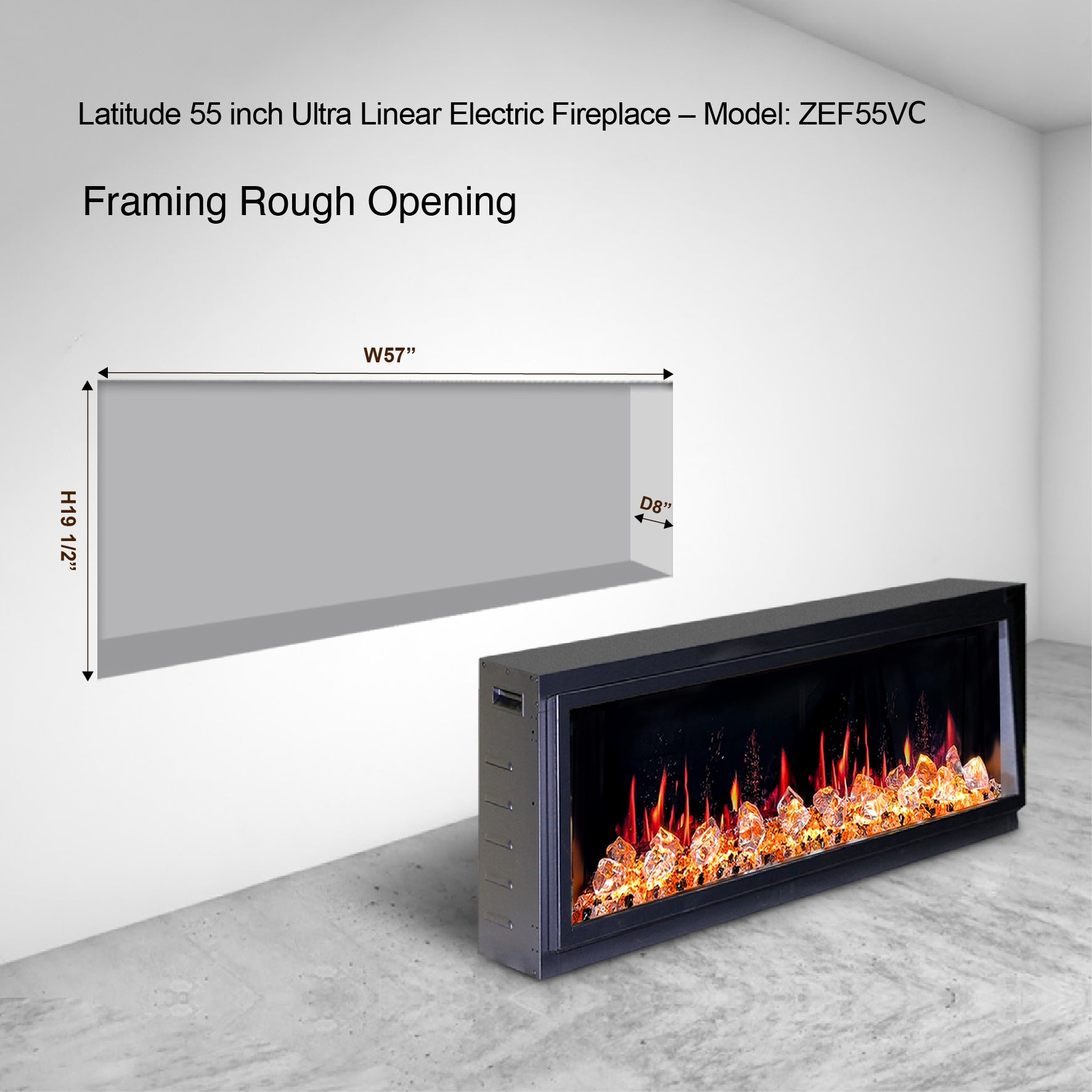 LitedeerLatitude55Built-inLinearElectricFireplace_AcrylicCrushedIceRocks_Multi-color_-Framing