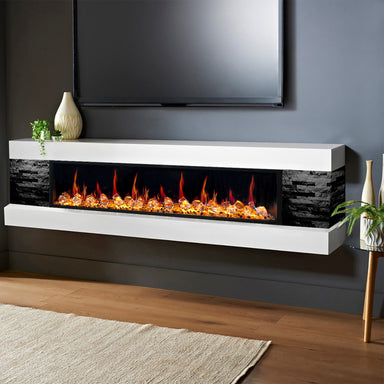 LitedeerLatitude55Built-inLinearElectricFireplace_AcrylicCrushedIceRocks_Multi-color_-Lifestyle Media Room