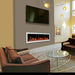 Litedeer Latitude II 68 Seamless Push-in Electric Fireplace_Reflective Fire Glass_LusterCopper_-ZEF68XAW-Lifestyle Living Room