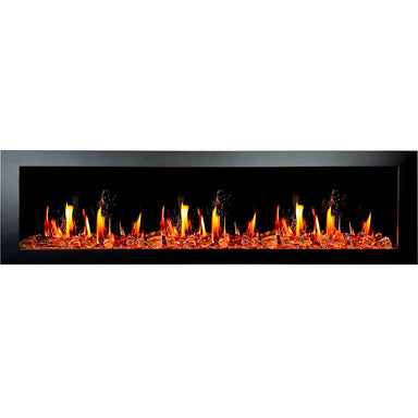Litedeer Latitude II 78 Seamless Push-in Electric Fireplace_Reflective Fire Glass_ Luster Copper_-ZEF78VA-Main View