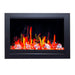 Litedeer LiteStar 33 inch Smart Electric Fireplace Inserts-ZEF38VC-33-Natural Flame