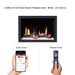 Litedeer LiteStar 33inch Smart Electric Fireplace Inserts-ZEF38VC33-Control