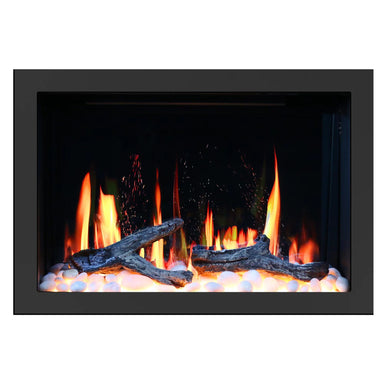 Litedeer LiteStar 33 inch Smart Electric Fireplace Inserts-ZEF38VC33-Driftwood Logs