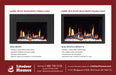 Litedeer LiteStar 33 inch Smart Electric Fireplace Inserts_Crystal Pebble_-ZEF38VC-33-C-Model