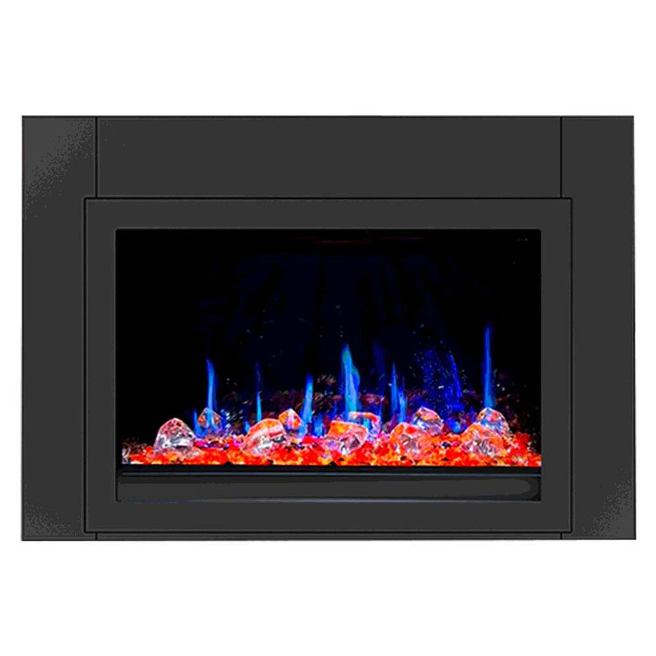 Litedeer LiteStar 38 inch Smart Electric Fireplace Inserts-ZEF38VC-Blue Violet