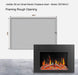Litedeer LiteStar 38 inch Smart Electric Fireplace Inserts-ZEF38VC-Framing