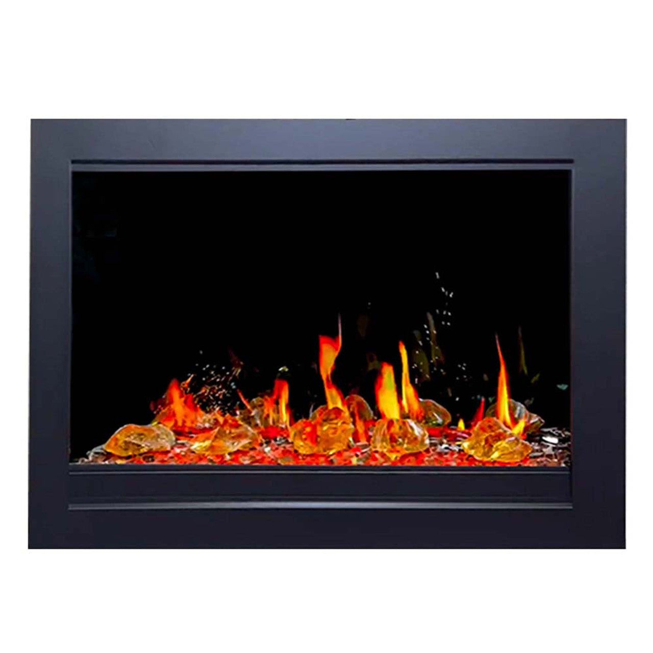 Litedeer LiteStar 38 inch Smart Electric Fireplace Inserts-ZEF38VC-Natural Flame