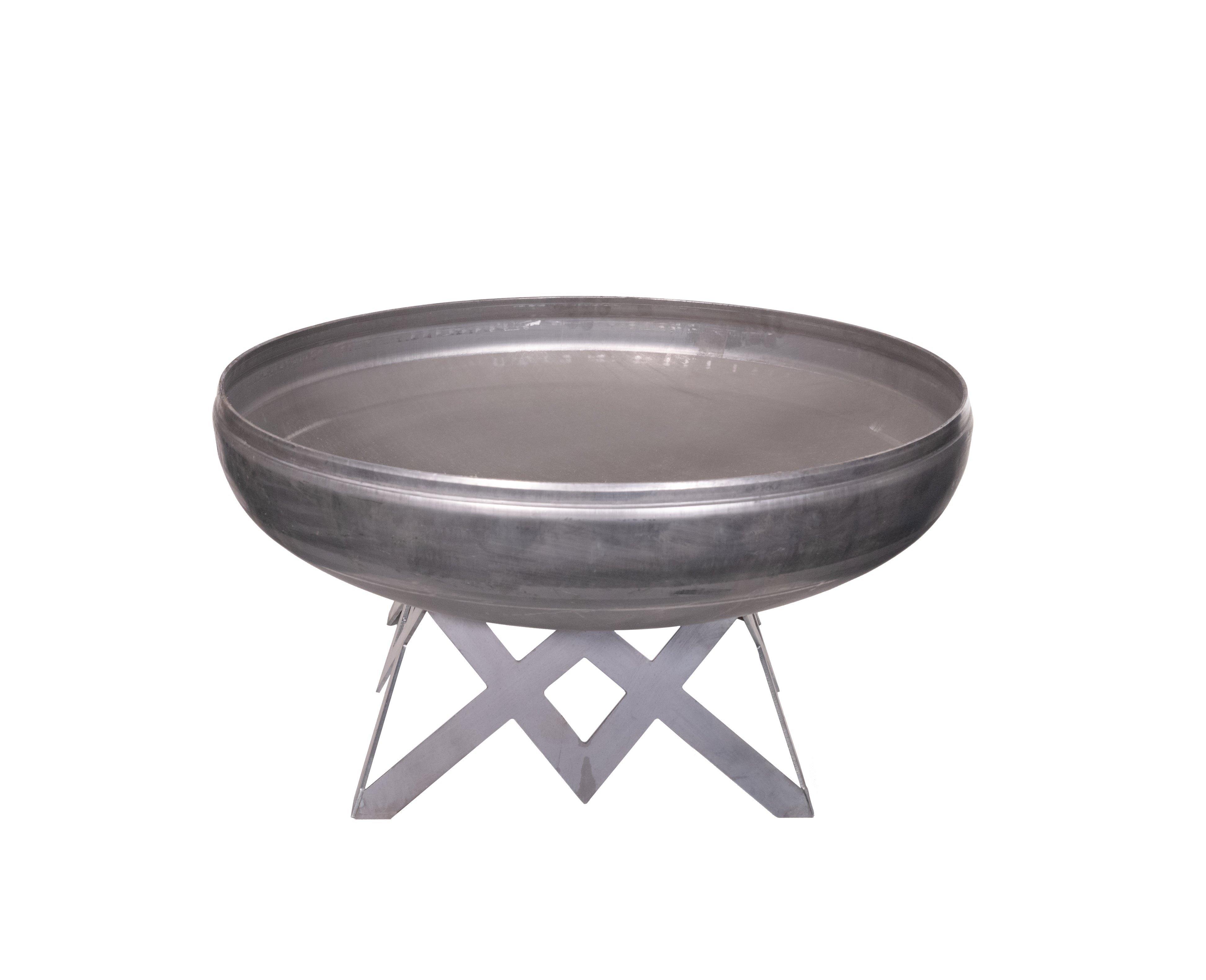 Ohio Flame Liberty Fire Pit with Angular Base- Front View