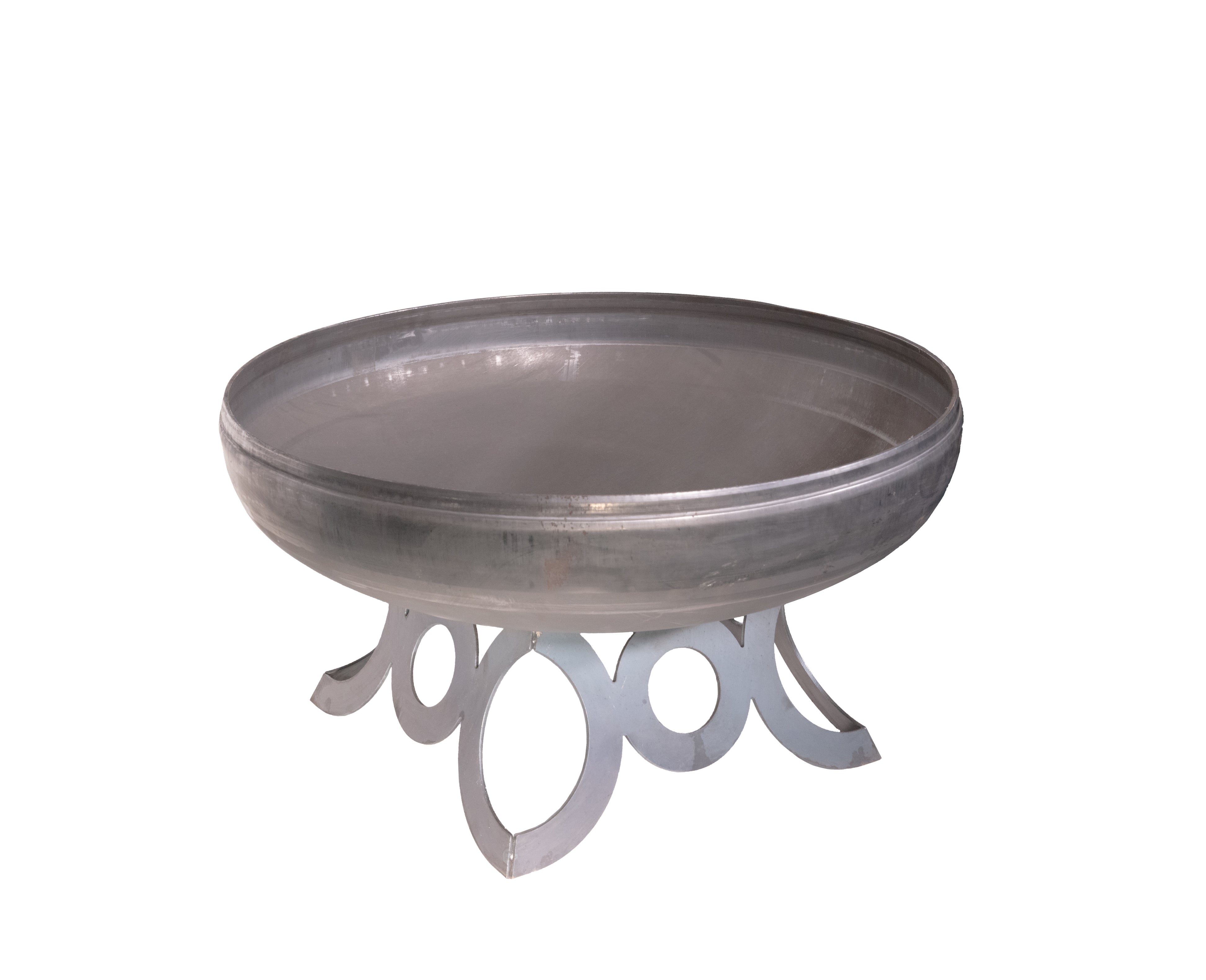 Ohio Flame Liberty Fire Pit with Circular Base- Side View