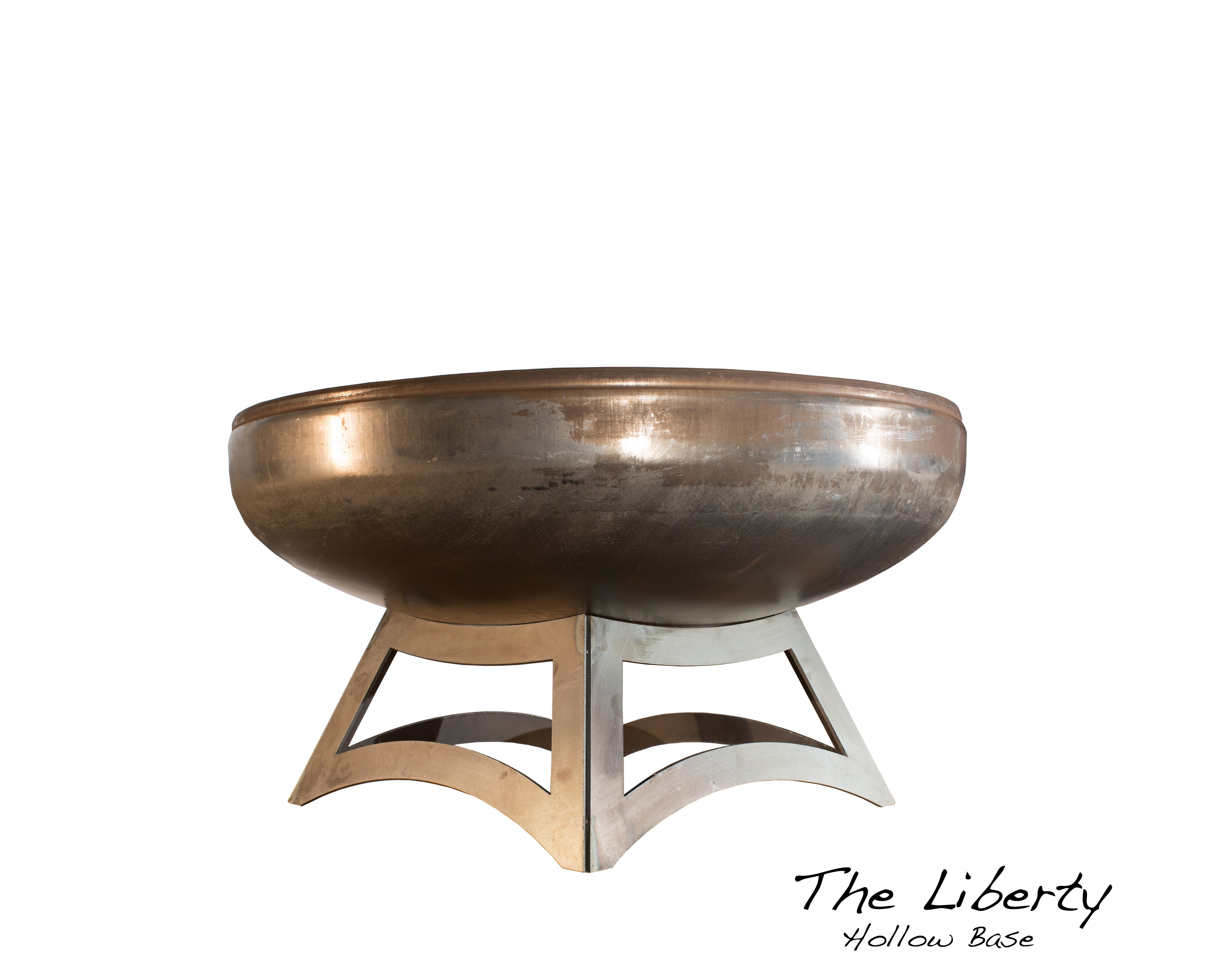 Ohio Flame Liberty Fire Pit with Hollow Base- Side View